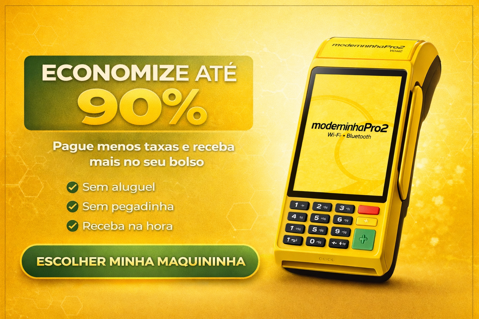 Maquininha Moderninha Pro2